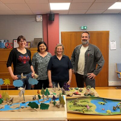 Concours d’origamis – Remise des prix à l’école du Rhin