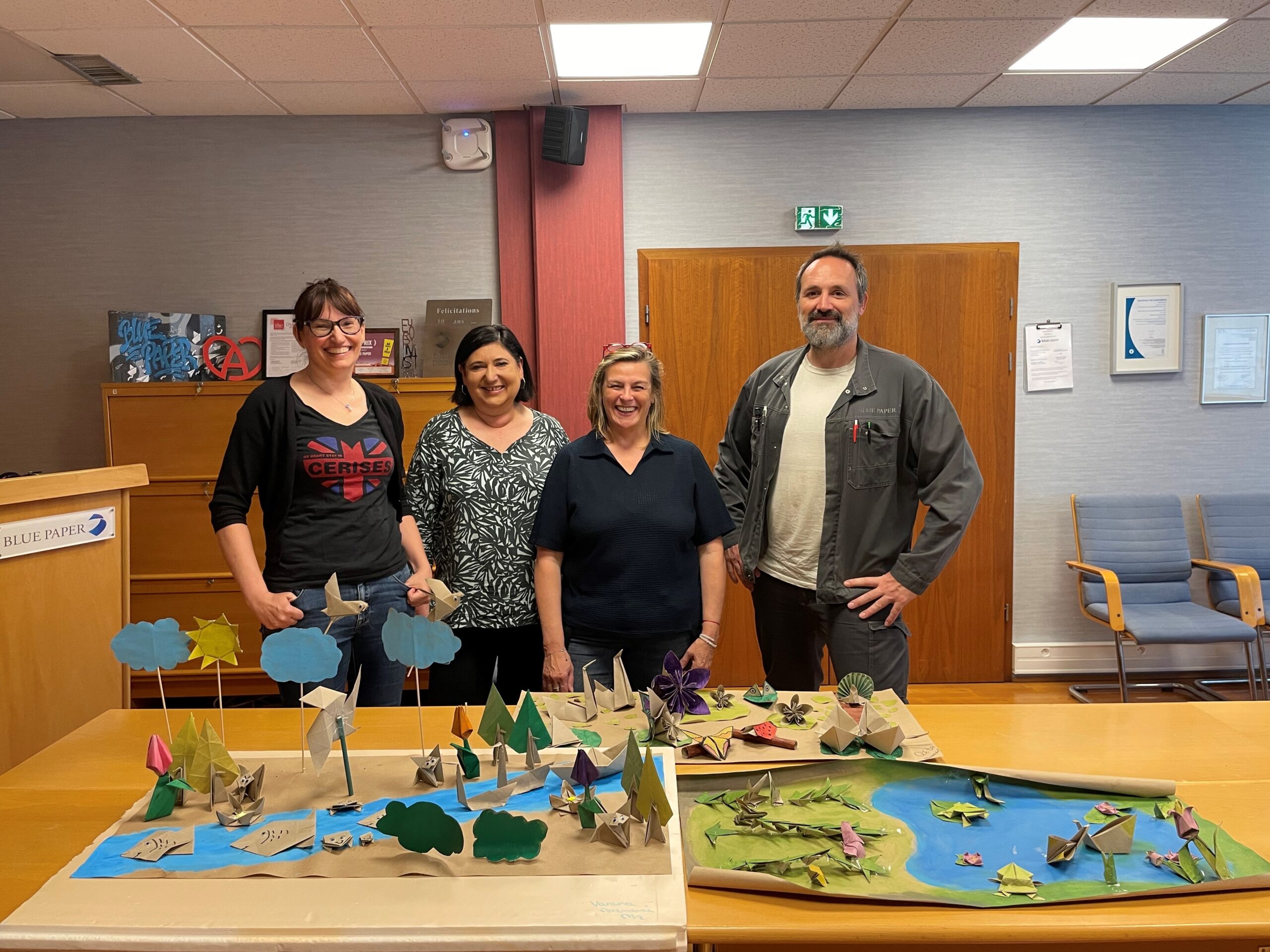 Concours d’origamis – Remise des prix à l’école du Rhin